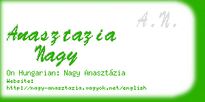 anasztazia nagy business card